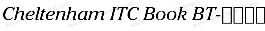 Cheltenham ITC Book BT字体转换